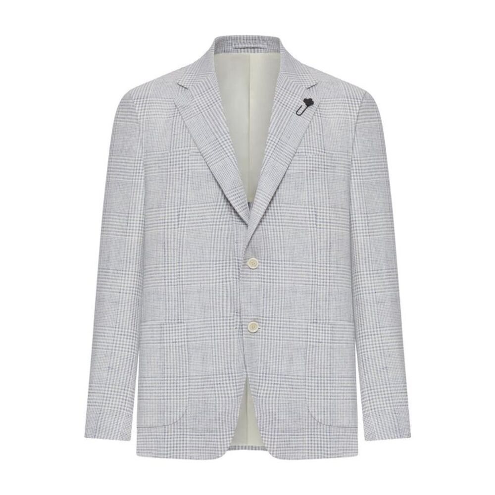 Lardini Men Single-Breasted Tailored Blazer